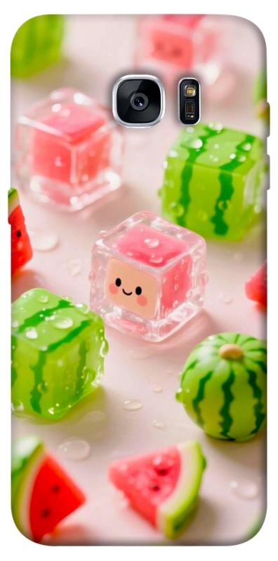 Чехол itsPrint Happy watermelon для Samsung G935F Galaxy S7 Edge, еда, купить оптом с доставкой