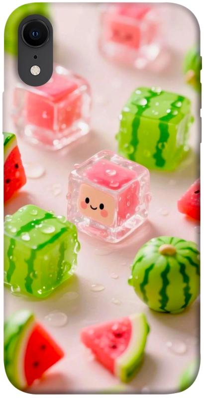 Чехол itsPrint Happy watermelon для Apple iPhone XR (6.1"), еда, купить оптом с доставкой