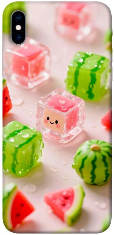 Чехол itsPrint Happy watermelon для Apple iPhone XS Max (6.5"), еда, купить оптом с доставкой