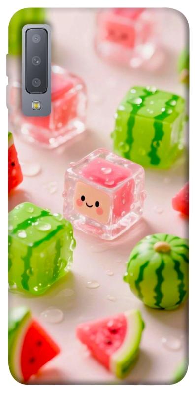Чехол itsPrint Happy watermelon для Samsung A750 Galaxy A7 (2018), еда, купить оптом с доставкой