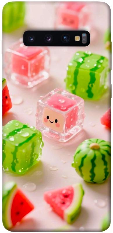 Чехол itsPrint Happy watermelon для Samsung Galaxy S10+, еда, купить оптом с доставкой
