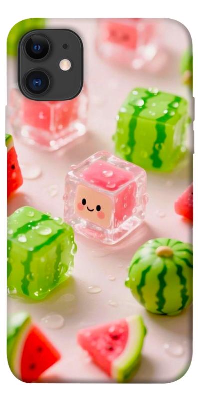 Чехол itsPrint Happy watermelon для Apple iPhone 11 (6.1"), еда, купить оптом с доставкой