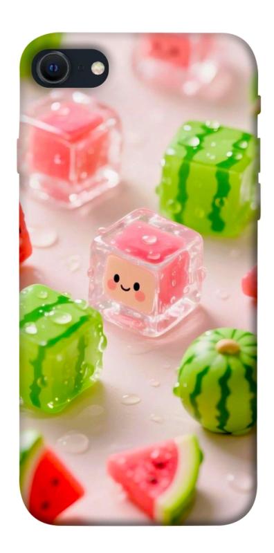 Чехол itsPrint Happy watermelon для Apple iPhone SE (2020), еда, купить оптом с доставкой