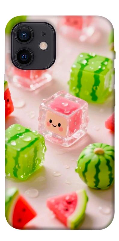 Чехол itsPrint Happy watermelon для Apple iPhone 12 mini (5.4"), еда, купить оптом с доставкой