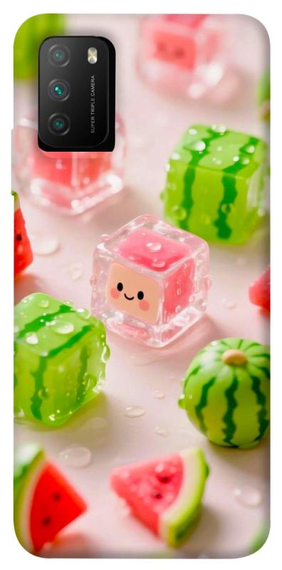 Чехол itsPrint Happy watermelon для Xiaomi Poco M3, еда, купить оптом с доставкой