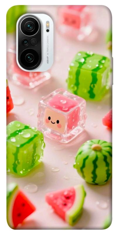 Чехол itsPrint Happy watermelon для Xiaomi Redmi K40 / K40 Pro / K40 Pro+ / Poco F3, еда, купить оптом с доставкой
