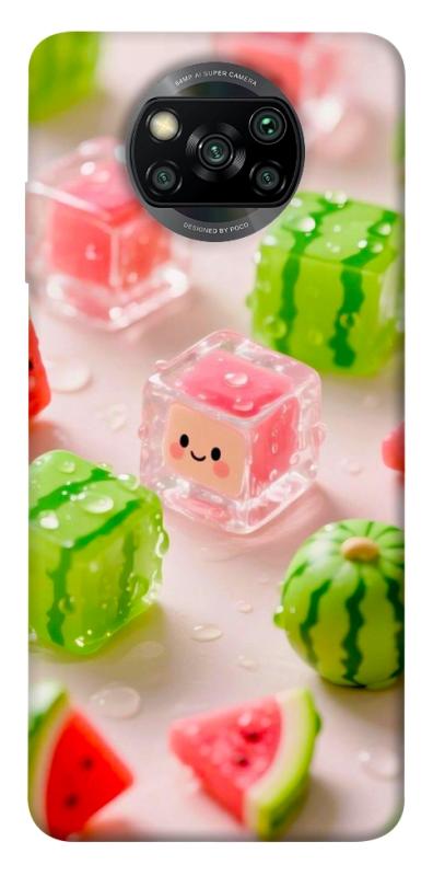 Чехол itsPrint Happy watermelon для Xiaomi Poco X3 NFC / Poco X3 Pro, еда, купить оптом с доставкой