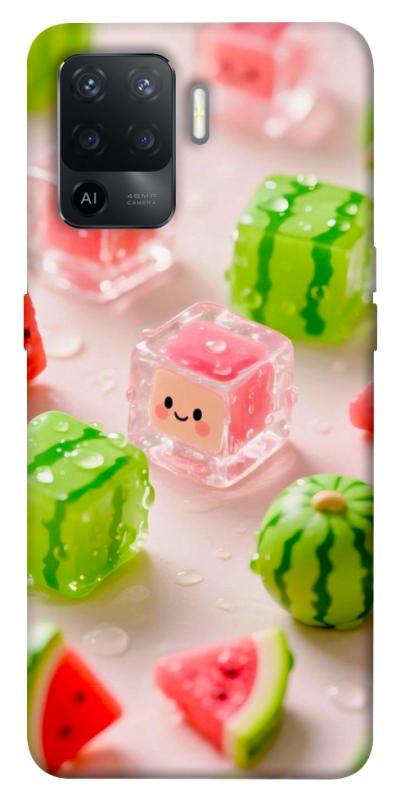 Чехол itsPrint Happy watermelon для Oppo Reno 5 Lite, еда, купить оптом с доставкой