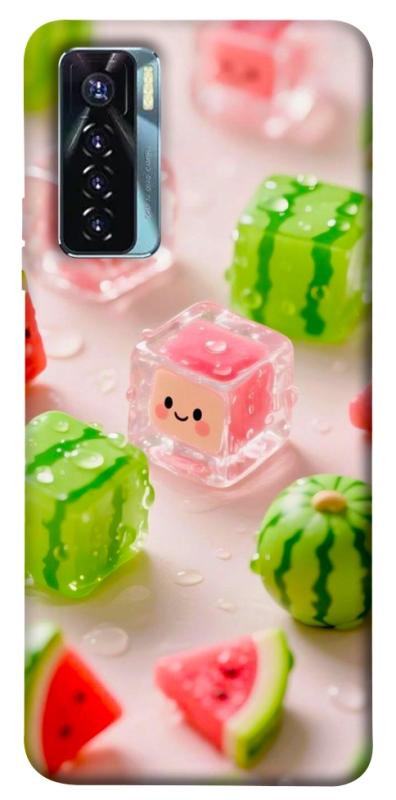 Чехол itsPrint Happy watermelon для TECNO Camon 17 Pro, еда, купить оптом с доставкой
