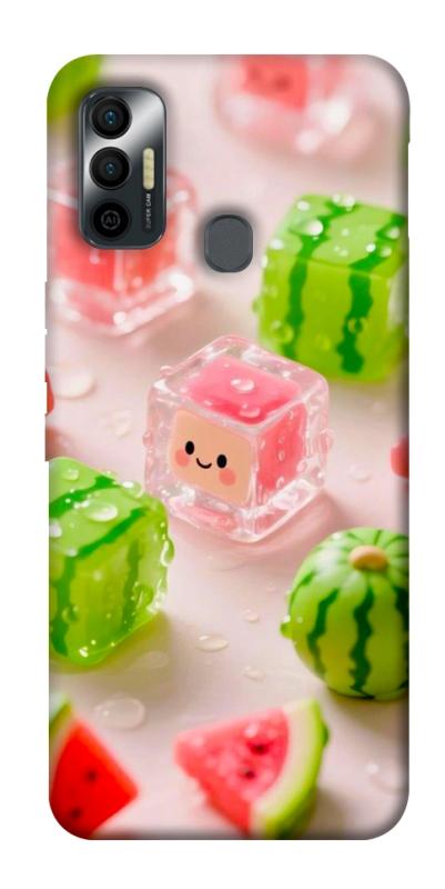 Чехол itsPrint Happy watermelon для TECNO Spark 7, еда, купить оптом с доставкой