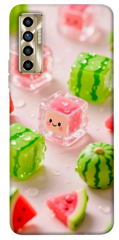 Чехол itsPrint Happy watermelon для TECNO Camon 17P, еда, купить оптом с доставкой
