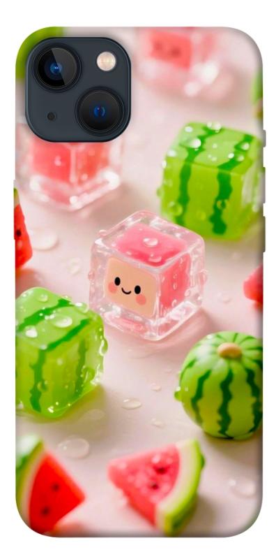 Чехол itsPrint Happy watermelon для Apple iPhone 13 (6.1"), еда, купить оптом с доставкой