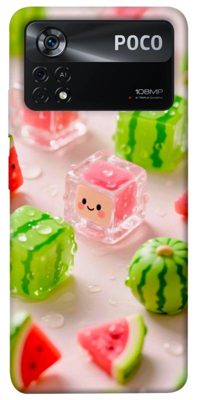 Чехол itsPrint Happy watermelon для Xiaomi Poco X4 Pro 5G, еда, купить оптом с доставкой