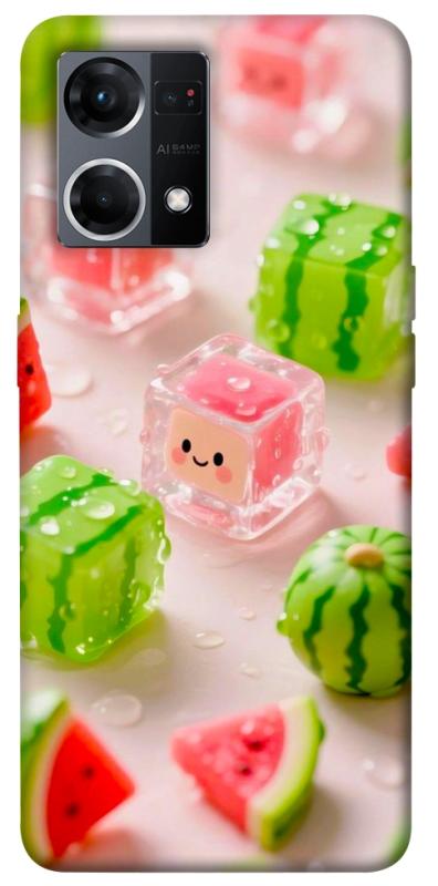 Чохол itsPrint Happy watermelon для Oppo Reno 7 4G, їжа, купити оптом з доставкою