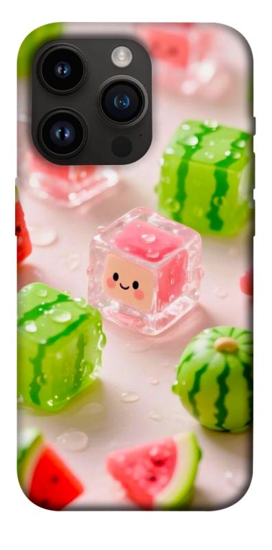Чехол itsPrint Happy watermelon для Apple iPhone 14 Pro (6.1"), еда, купить оптом с доставкой