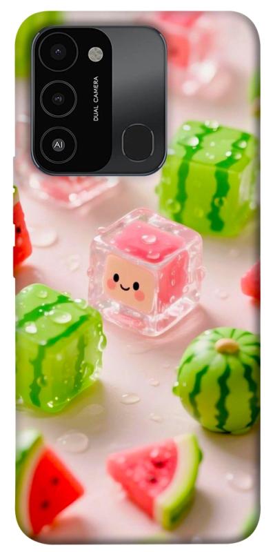 Чехол itsPrint Happy watermelon для Tecno Spark Go 2022 (KG5m), еда, купить оптом с доставкой