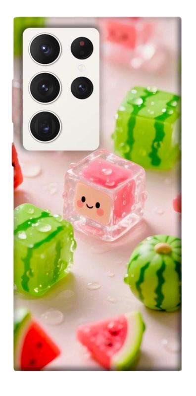 Чехол itsPrint Happy watermelon для Samsung Galaxy S23 Ultra, еда, купить оптом с доставкой