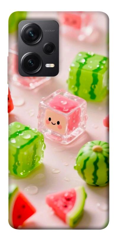 Чехол itsPrint Happy watermelon для Xiaomi Redmi Note 12 Pro+ 5G, еда, купить оптом с доставкой