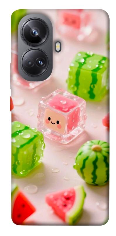 Чехол itsPrint Happy watermelon для Realme 10 Pro+, еда, купить оптом с доставкой