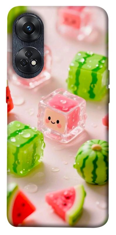 Чехол itsPrint Happy watermelon для Oppo Reno 8 T 4G, еда, купить оптом с доставкой