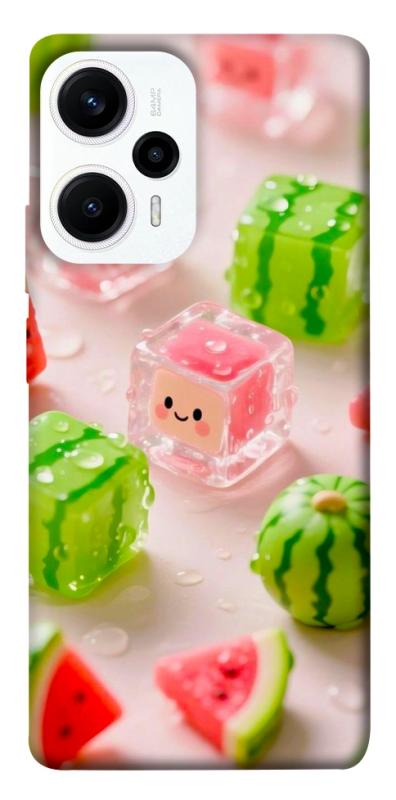 Чехол itsPrint Happy watermelon для Xiaomi Poco F5 / Note 12 Turbo, еда, купить оптом с доставкой