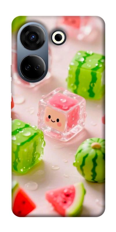 Чехол itsPrint Happy watermelon для TECNO Camon 20 Pro (CK7n), еда, купить оптом с доставкой