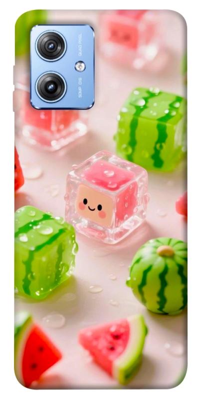 Чохол itsPrint Happy watermelon для Motorola Moto G84, їжа, купити оптом з доставкою