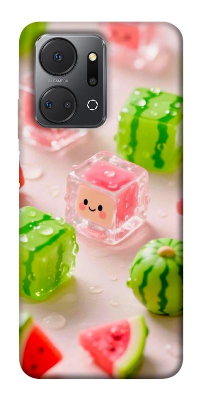 Чехол itsPrint Happy watermelon для Huawei Honor X7a, еда, купить оптом с доставкой