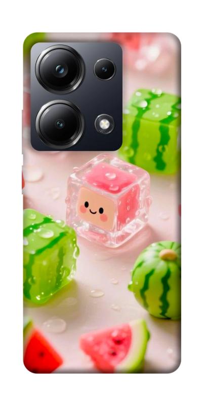 Чехол itsPrint Happy watermelon для Xiaomi Redmi Note 13 Pro 4G, еда, купить оптом с доставкой