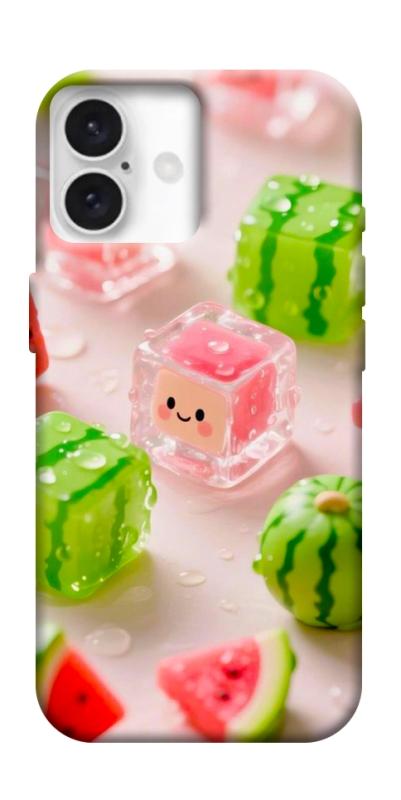 Чехол itsPrint Happy watermelon для Apple iPhone 16 Plus (6.7"), еда, купить оптом с доставкой