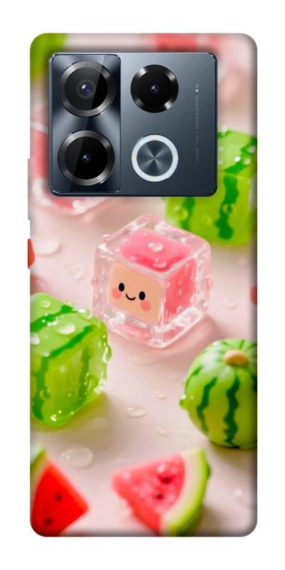 Чехол itsPrint Happy watermelon для Infinix Note 40 Pro 4G, еда, купить оптом с доставкой