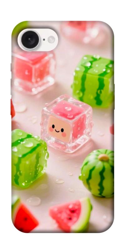 Чехол itsPrint Happy watermelon для Apple iPhone 16e (6.1"), еда, купить оптом с доставкой