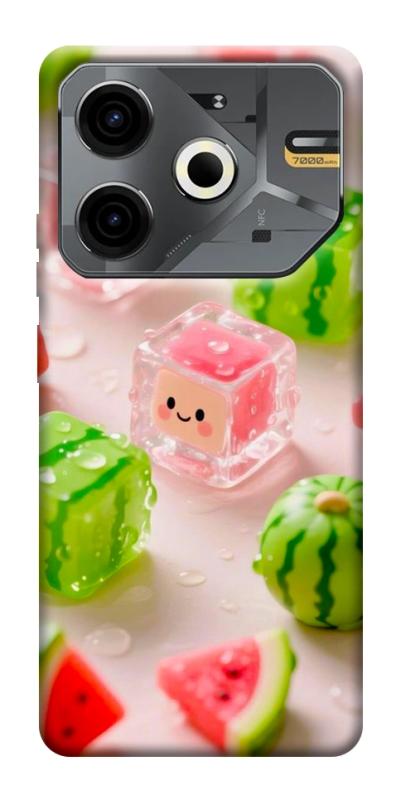 Чехол itsPrint Happy watermelon для TECNO Pova 6 Neo (LI6), еда, купить оптом с доставкой