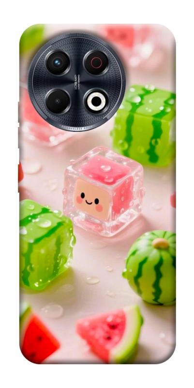 Чехол itsPrint Happy watermelon для TECNO Spark 30 Pro (KL7), еда, купить оптом с доставкой