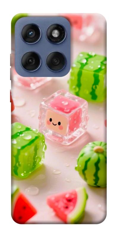 Чехол itsPrint Happy watermelon для Motorola Edge 60 Fusion, еда, купить оптом с доставкой