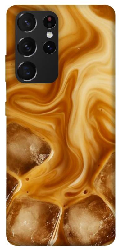 Чехол itsPrint Ice coffee для Samsung Galaxy S21 Ultra, еда, купить оптом с доставкой