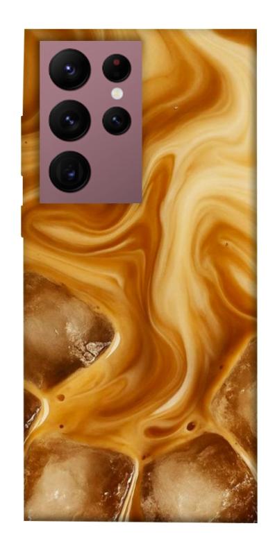 Чехол itsPrint Ice coffee для Samsung Galaxy S22 Ultra, еда, купить оптом с доставкой