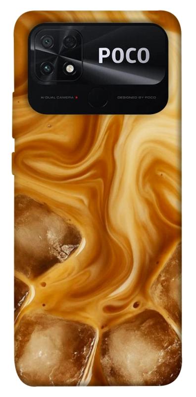 Чехол itsPrint Ice coffee для Xiaomi Poco C40, еда, купить оптом с доставкой