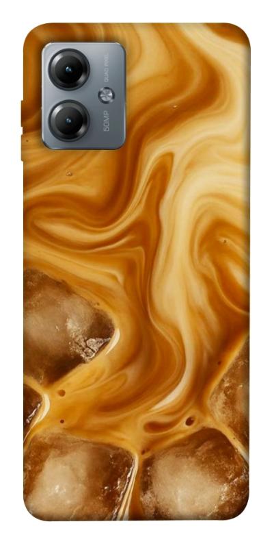 Чехол itsPrint Ice coffee для Motorola Moto G14, еда, купить оптом с доставкой
