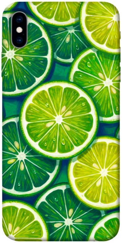 Чехол itsPrint Juicy lime для Apple iPhone X (5.8"), еда, купить оптом с доставкой