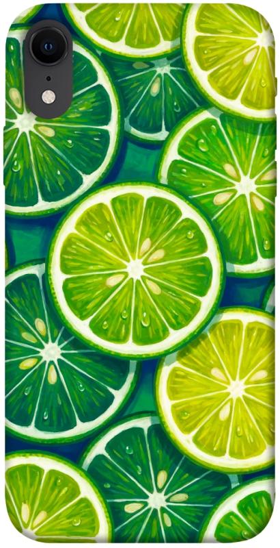 Чехол itsPrint Juicy lime для Apple iPhone XR (6.1"), еда, купить оптом с доставкой