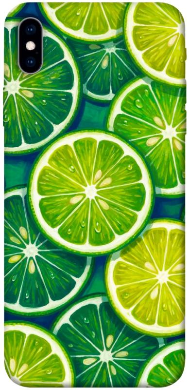 Чехол itsPrint Juicy lime для Apple iPhone XS Max (6.5"), еда, купить оптом с доставкой