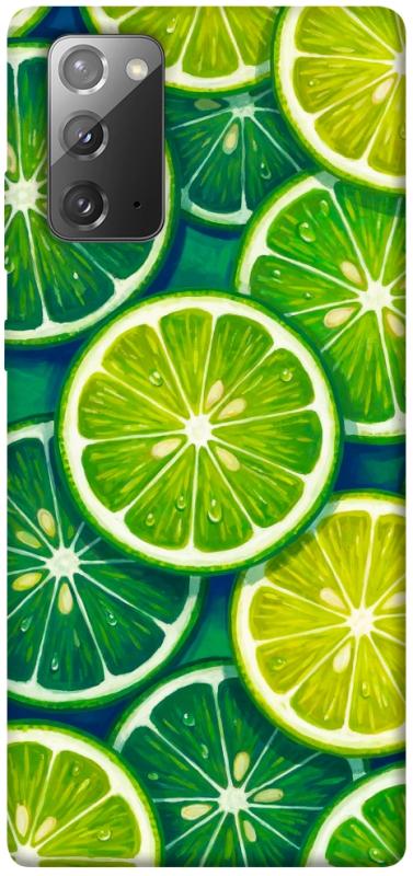 Чехол itsPrint Juicy lime для Samsung Galaxy Note 20, еда, купить оптом с доставкой