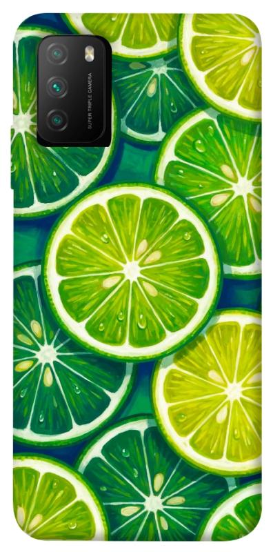 Чехол itsPrint Juicy lime для Xiaomi Poco M3, еда, купить оптом с доставкой