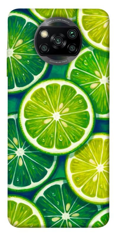 Чехол itsPrint Juicy lime для Xiaomi Poco X3 NFC / Poco X3 Pro, еда, купить оптом с доставкой