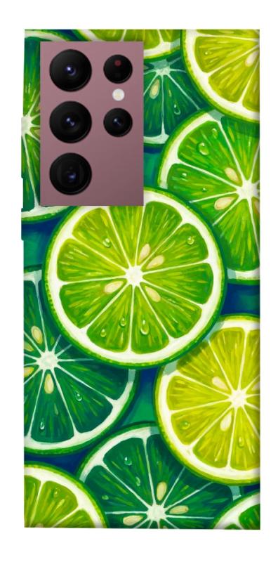 Чехол itsPrint Juicy lime для Samsung Galaxy S22 Ultra, еда, купить оптом с доставкой