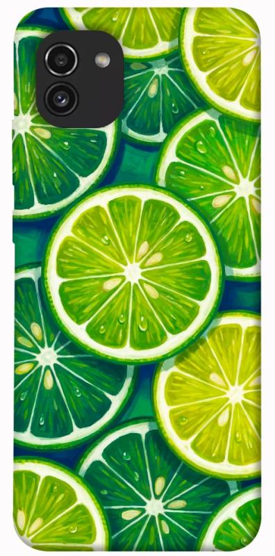 Чохол itsPrint Juicy lime для Samsung Galaxy A03, їжа, купити оптом з доставкою