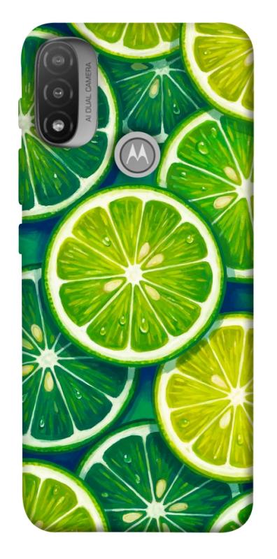 Чехол itsPrint Juicy lime для Motorola Moto E20, еда, купить оптом с доставкой