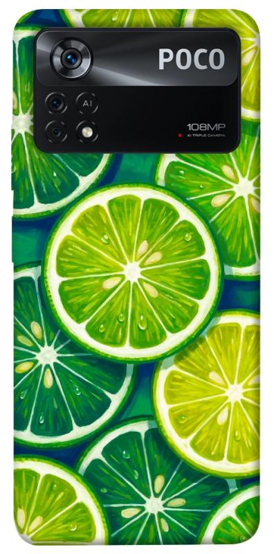 Чехол itsPrint Juicy lime для Xiaomi Poco X4 Pro 5G, еда, купить оптом с доставкой