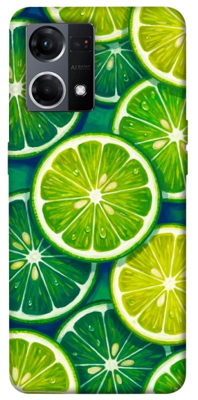 Чохол itsPrint Juicy lime для Oppo Reno 7 4G, їжа, купити оптом з доставкою